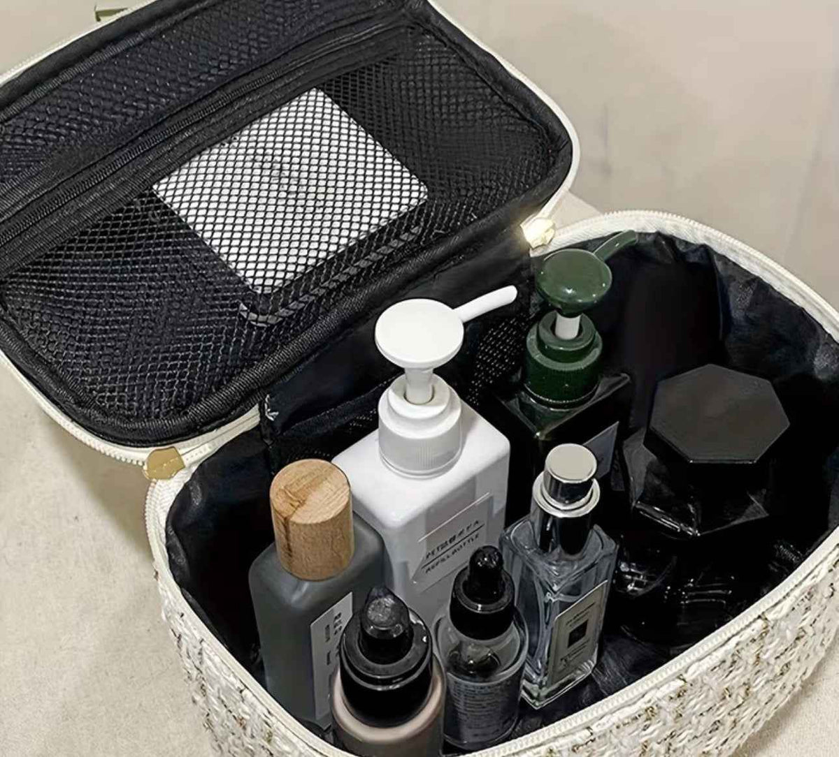 Pearl classy makeup bag