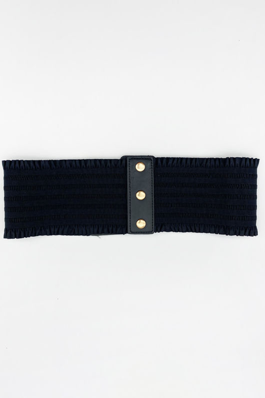 Black Corset Lace Up Belt