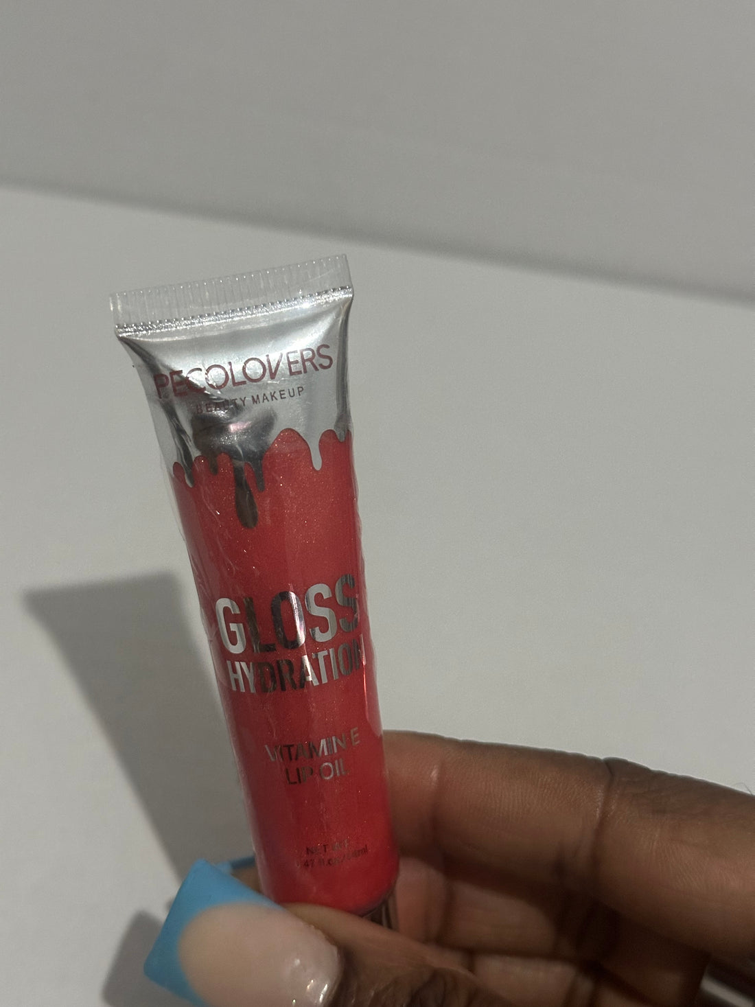 Lip oil gloss shimmer