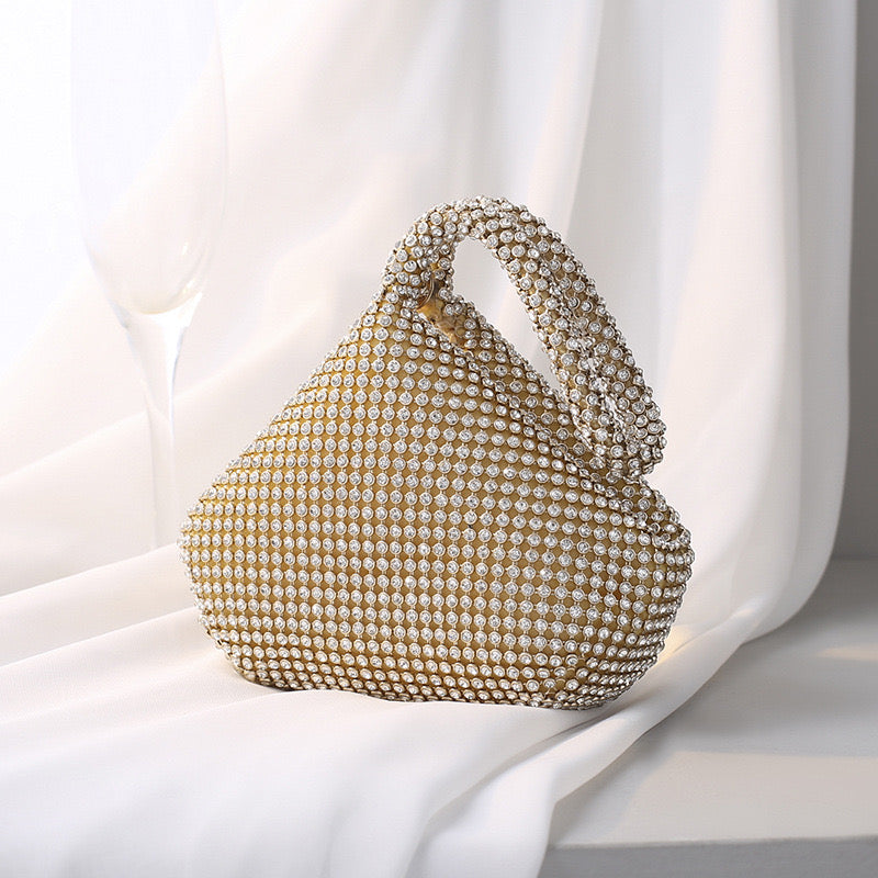 Black , Gold,  Silver Polyester Satin Solid Color Shell
Evening Bags