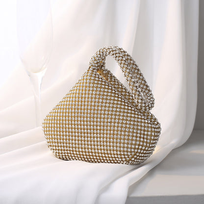 Black , Gold,  Silver Polyester Satin Solid Color Shell
Evening Bags