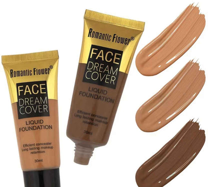 Waterproof, full-coverage foundation.