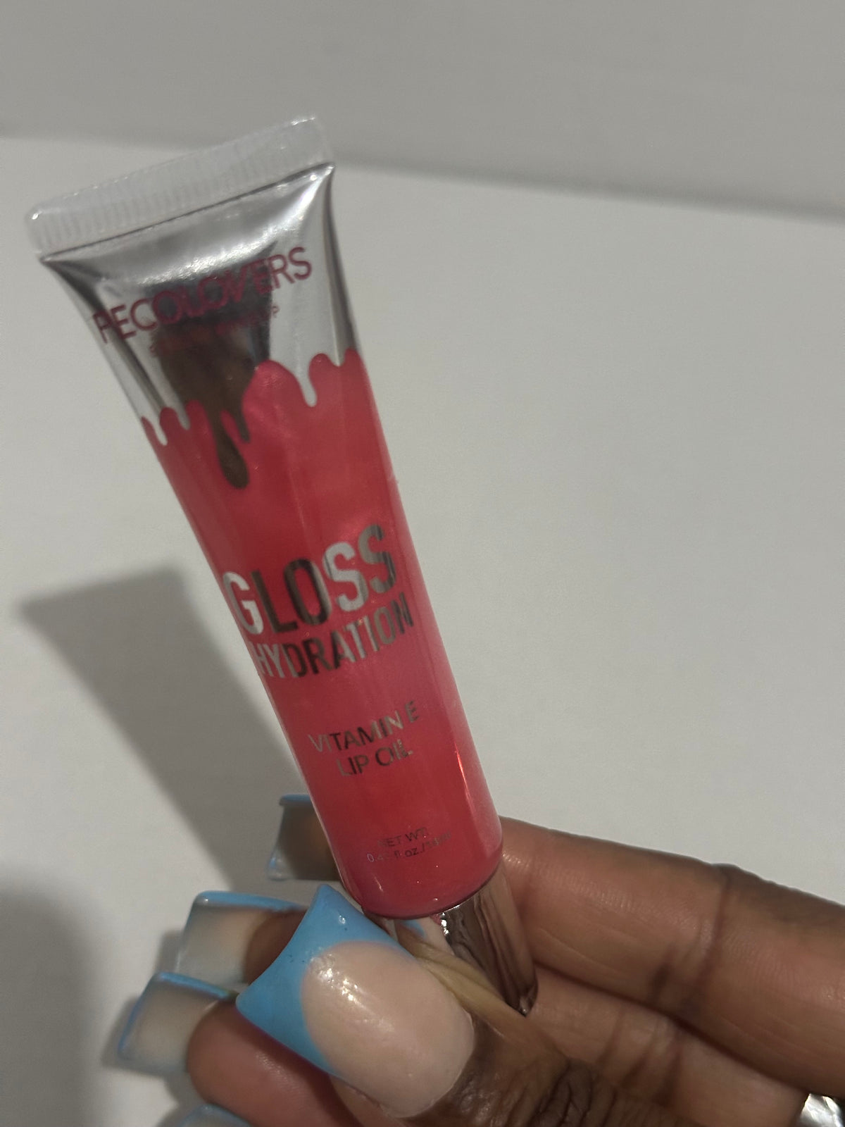 Lip oil gloss shimmer