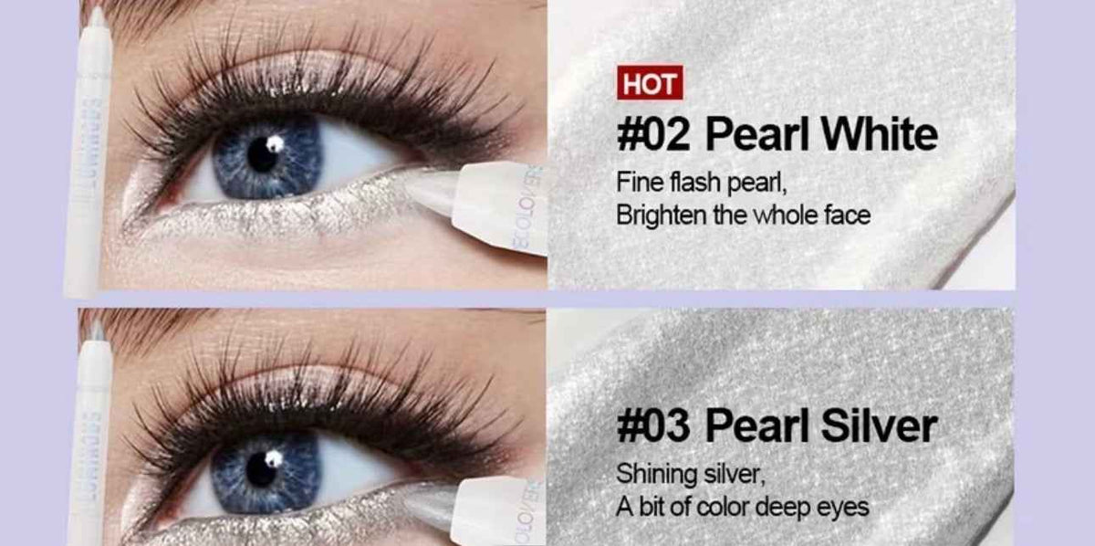 Waterproof glitter eyeshadow pen