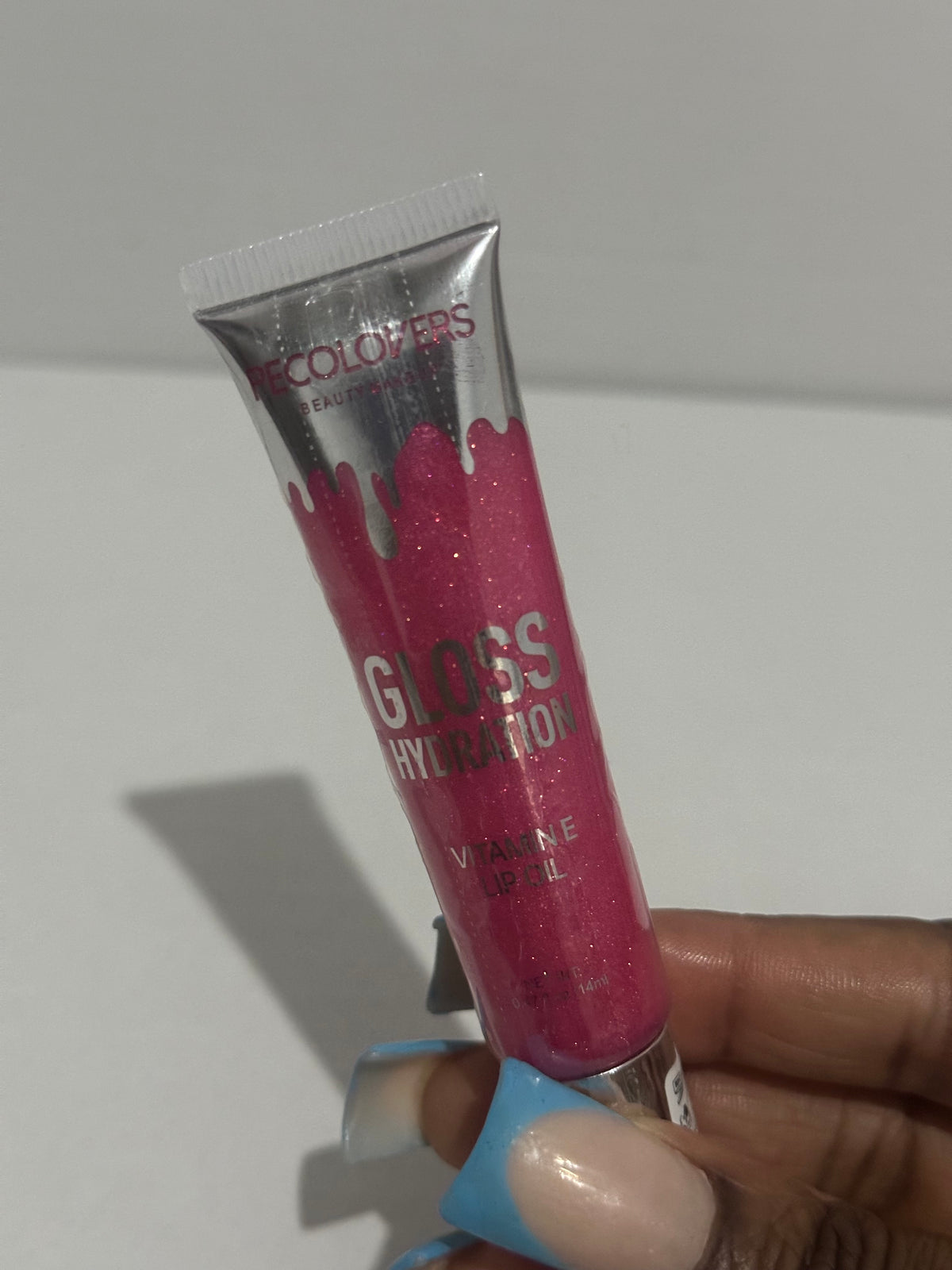 Lip oil gloss shimmer