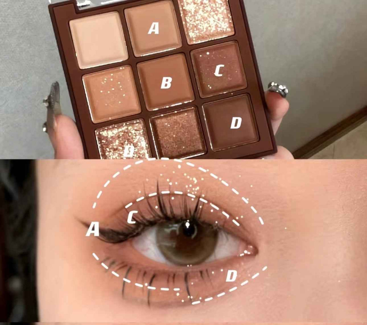 Chocolate eyeshadow palette