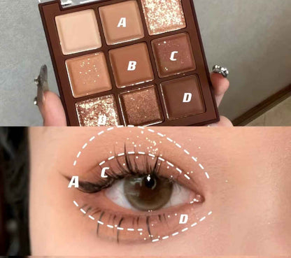 Chocolate eyeshadow palette