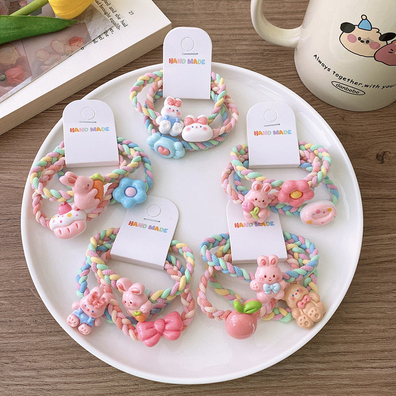 Kids bunny  hair band pack of 3