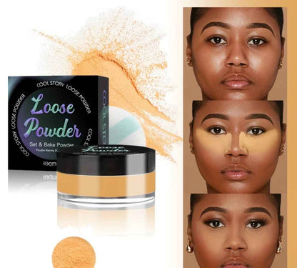 Loose Powder, Oil-Control and Setting Makeup, Pore-Blurring