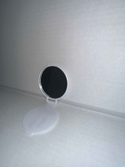 Foldable Small Round Mirrors | Portable Compact Makeup Mirror for Bags, Travel Essential Pocket Mirror