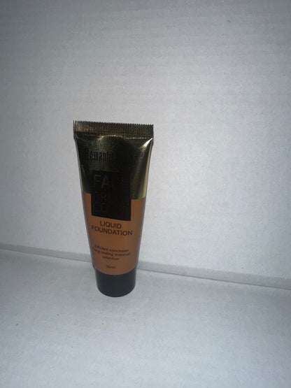 Waterproof, full-coverage foundation.