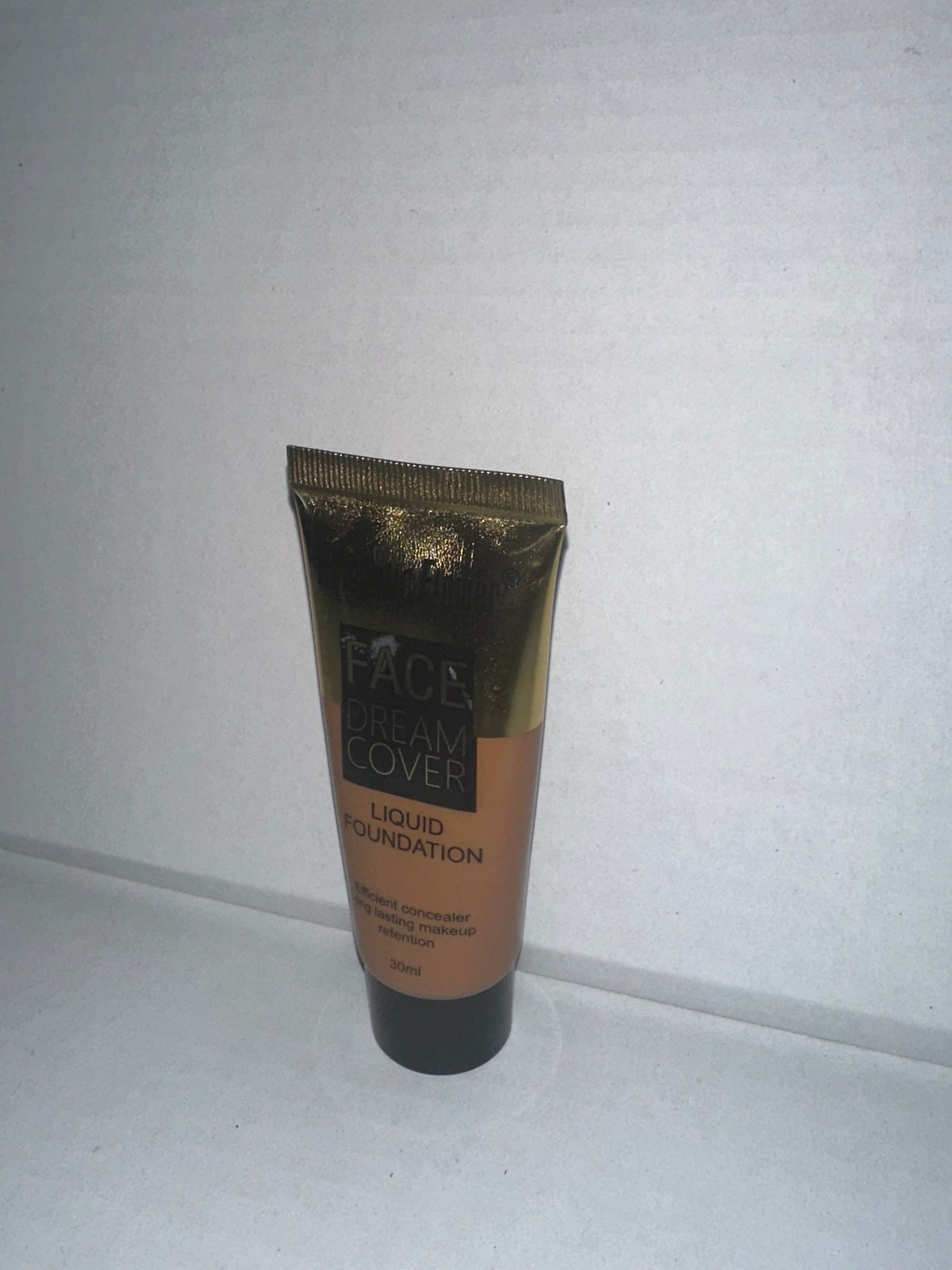 Waterproof, full-coverage foundation.