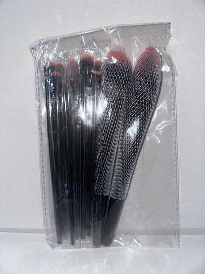 Black Pink Makeup Brushes Set