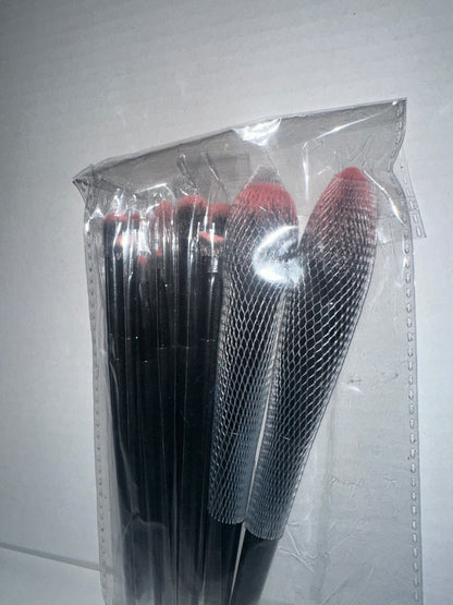 Black Pink Makeup Brushes Set